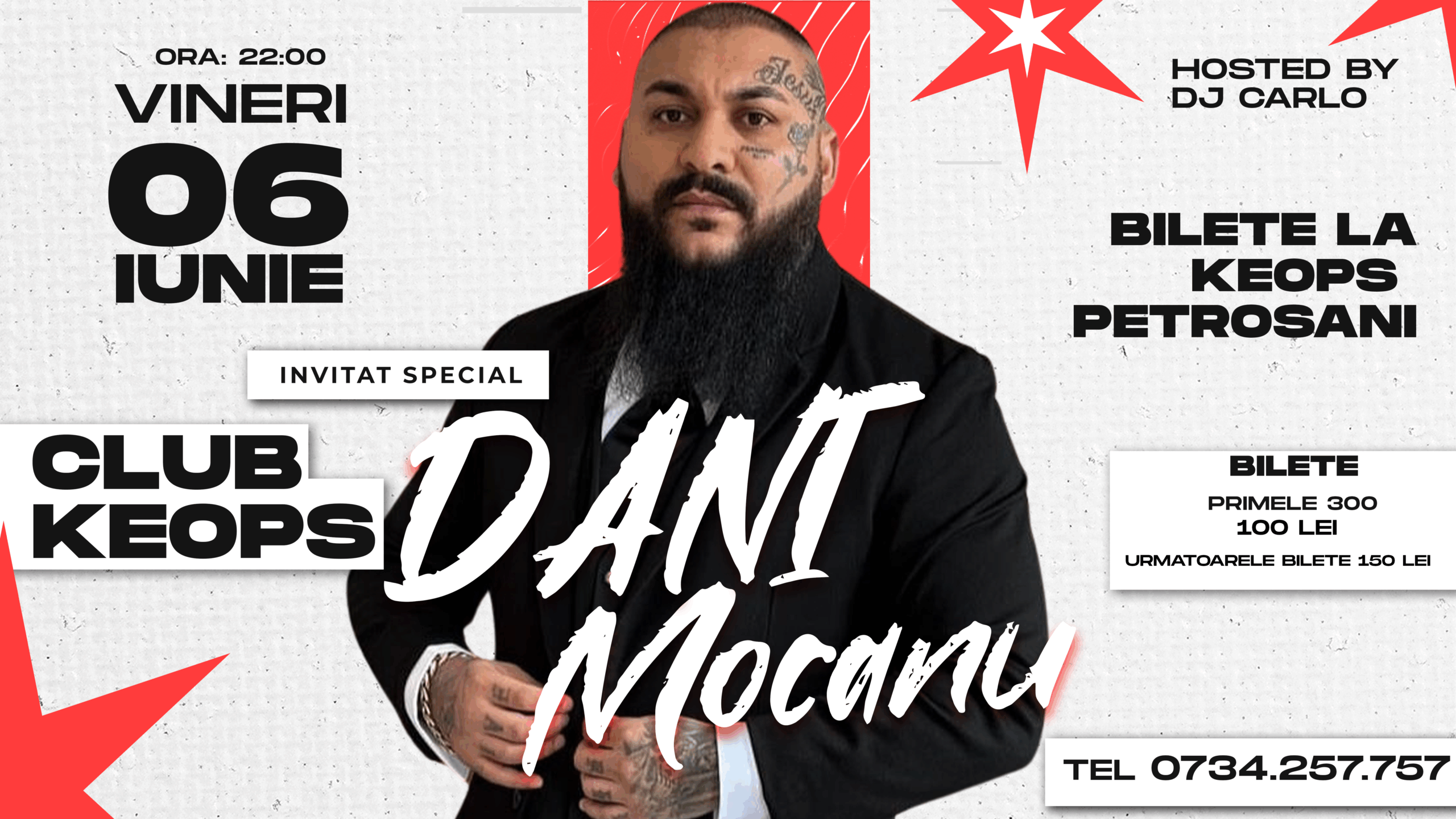 dani mocanu in club keops petrosani